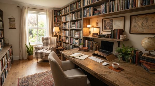 How can UK homeowners optimize their home office setups with modern equipment?